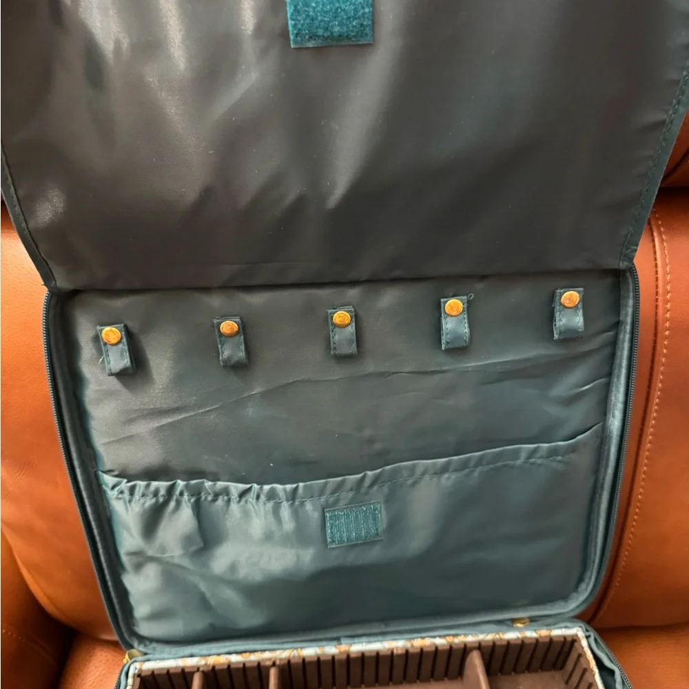 Joy Mangano JM expandable travel jewelry “jewel kit duo”  organizer carrier
